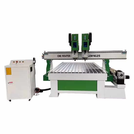 3D CNC 1325 Router Cylinder Boring and Milling Machine with Rotary for Furniture Making in China
